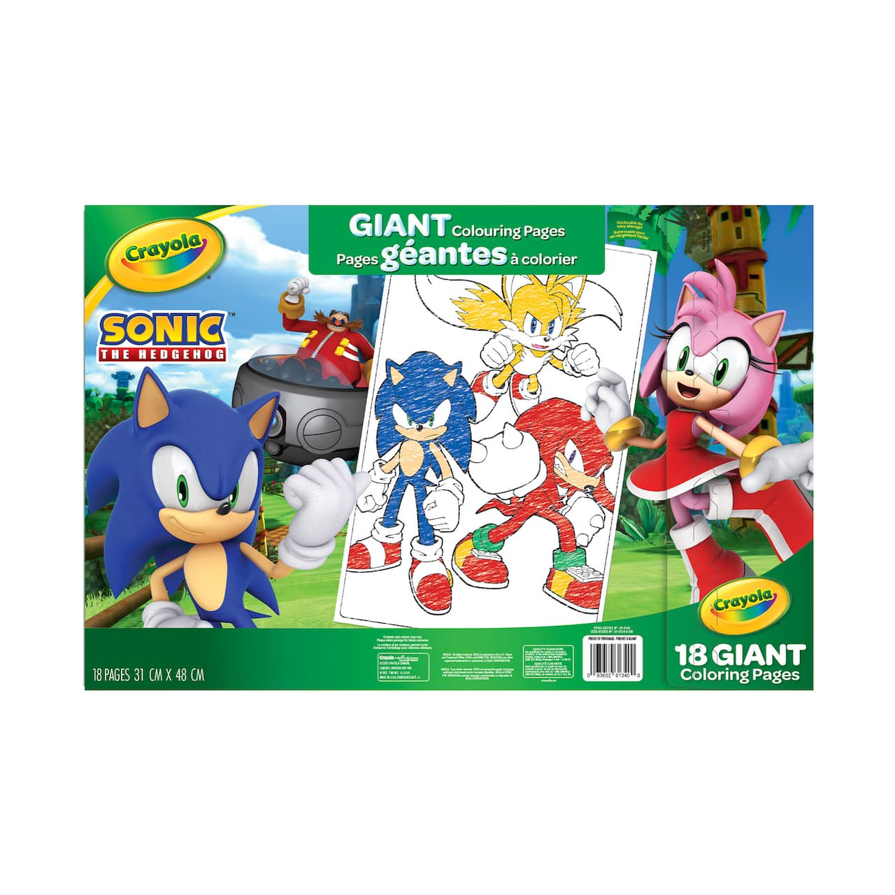 Crayola® Sonic the Hedgehog Giant Coloring Pages
